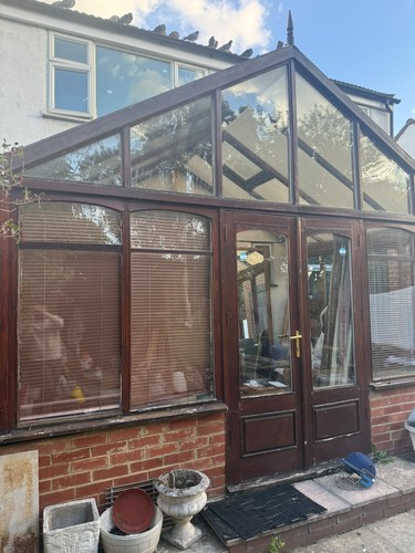 Large wooden conservatory - wooden, –