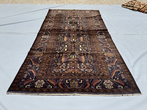 4x7 antique afghan - ft, hand