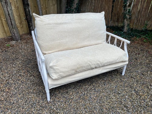 Vintage cane bamboo - , fabric