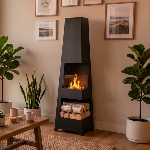 Freestanding bio fireplace - freestanding,
