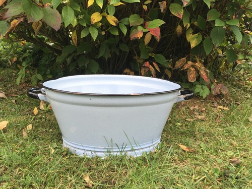 Enamel bath tub - enamel, authentic