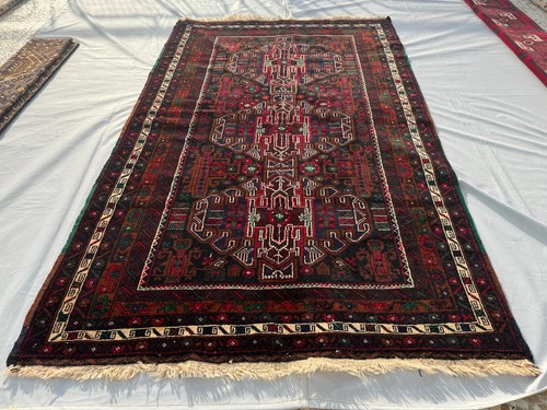 4x7 antique afghan - antique,