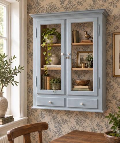 Antique painted pine - painted, wall