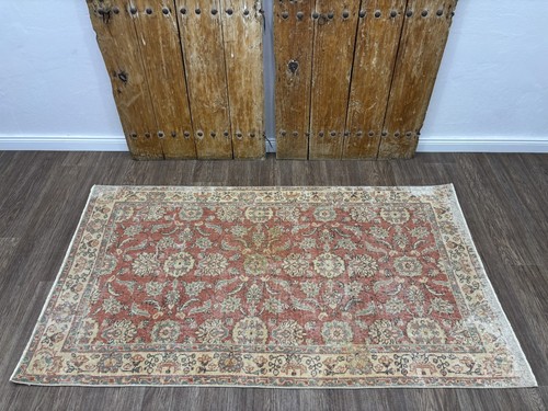 4x7 red green vintage - 4x7,