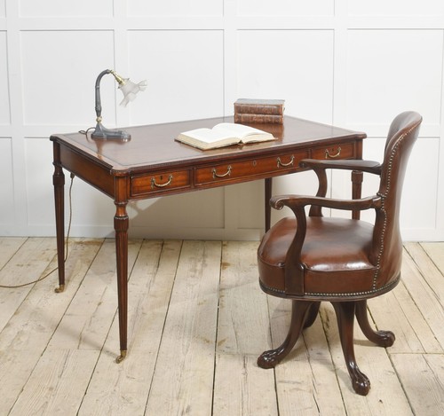 Mahogany three drawer - three,