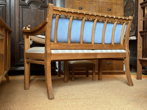 Bespoke mid century oak sofa - bespoke,
