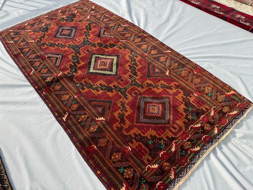 4x7 antique afghan - 4x7,