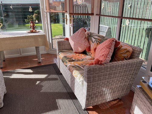 Rattan seater conservatory - seater,