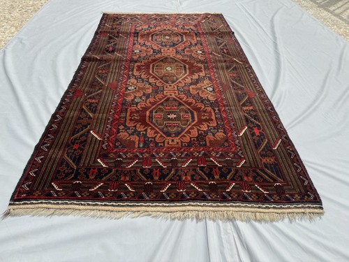 4x7 afghan hand knotted - 4x7,